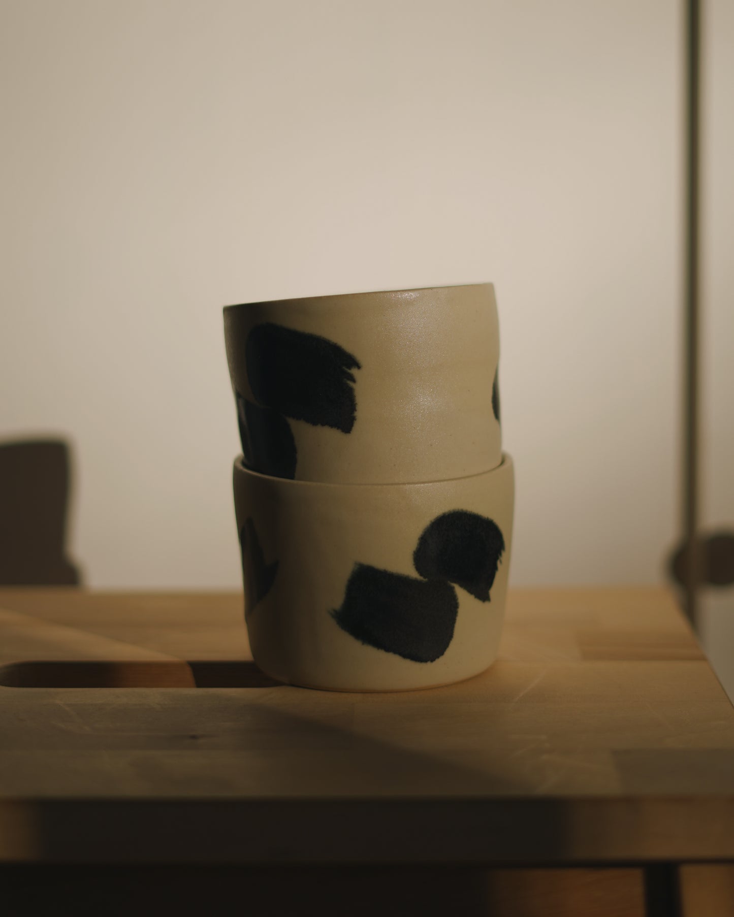 Coffee Cup black dots
